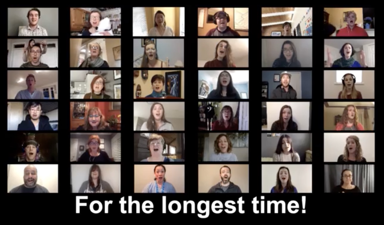 “For the Longest Time” … A Social Distance -Sing Project … we look to Vancouver, British Columbia, Canada