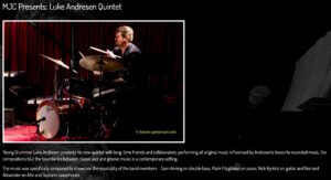 Moving Into Music Looking Back in Lockdown ... to Luke Andresen Quintet @ Jazz Lab:17th November 2019