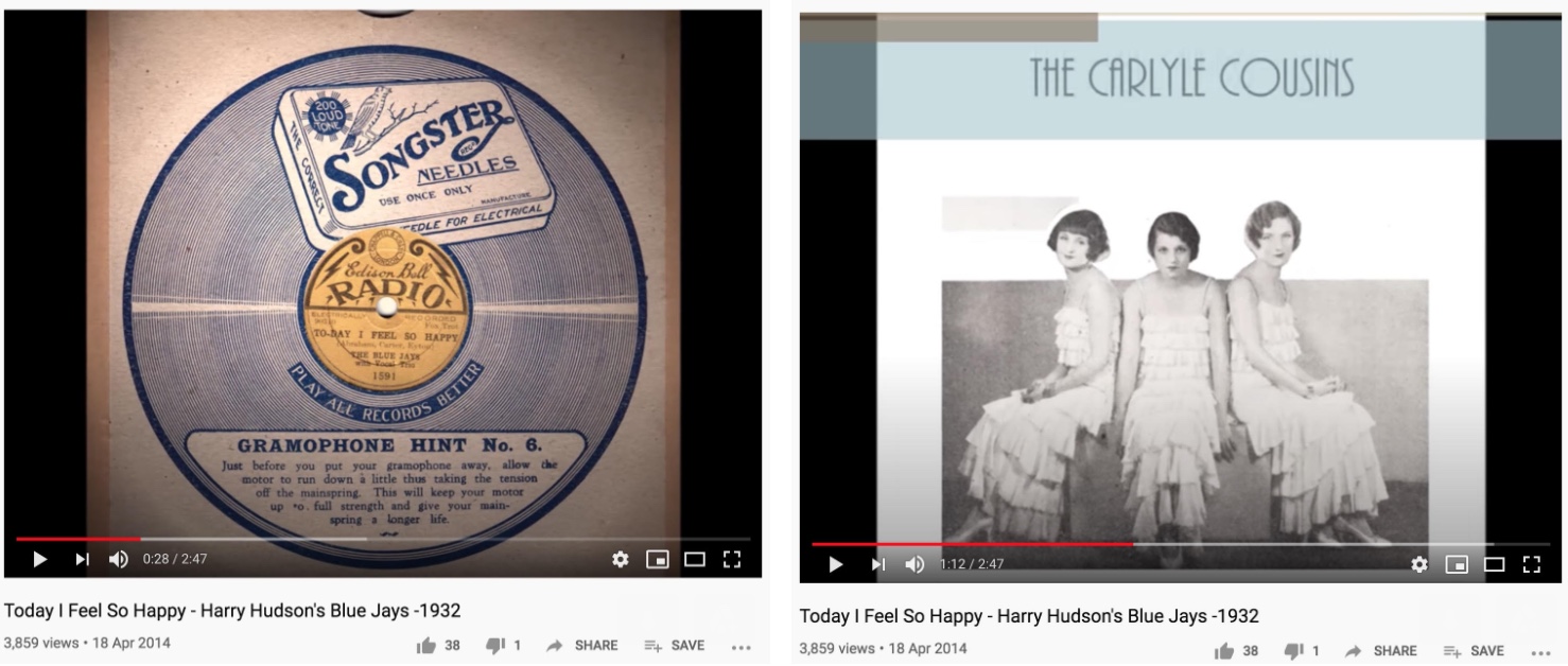 Stepping Into Spring Break … “Today I Feel So Happy” … Harry Hudson Band 1932