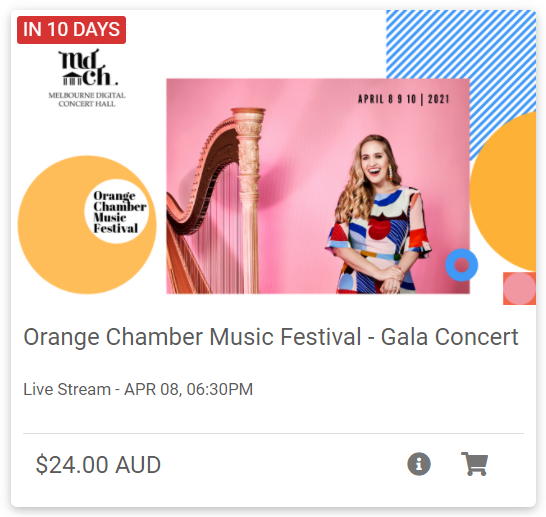APRIL with Melbourne Digital Concert Hall …