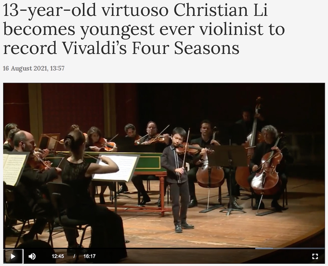 Moving Into Music for Spring: we’re featuring Strings this Spring | in Melbourne: Concerto No.1 in E Major – Antonio Vivaldi …