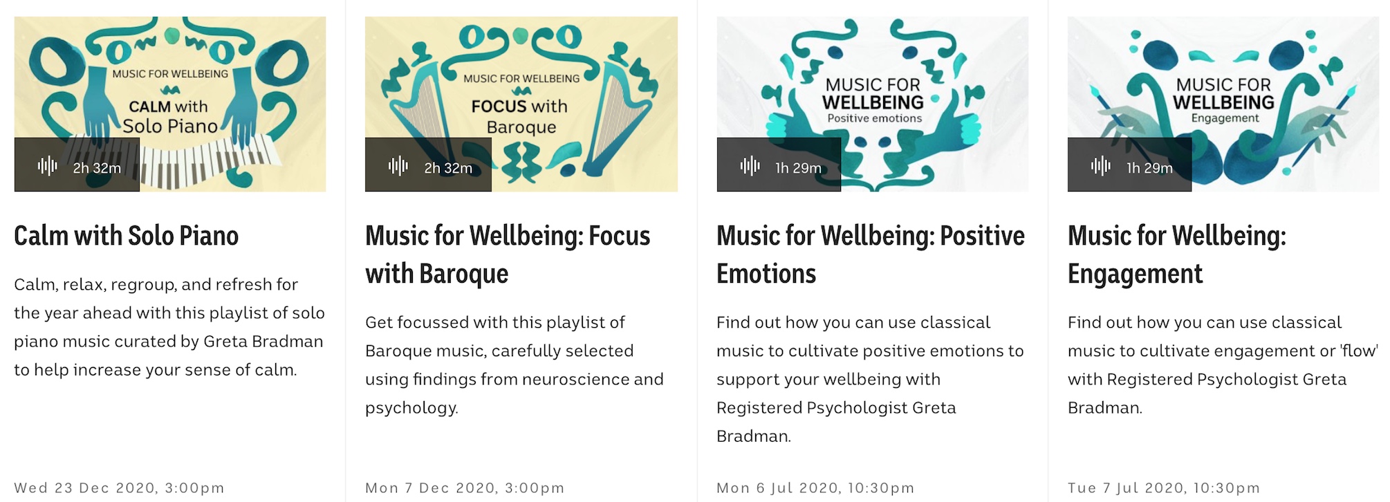 Moving Into Music Monthly | September: Music for Wellbeing … using classical music to help you flourish