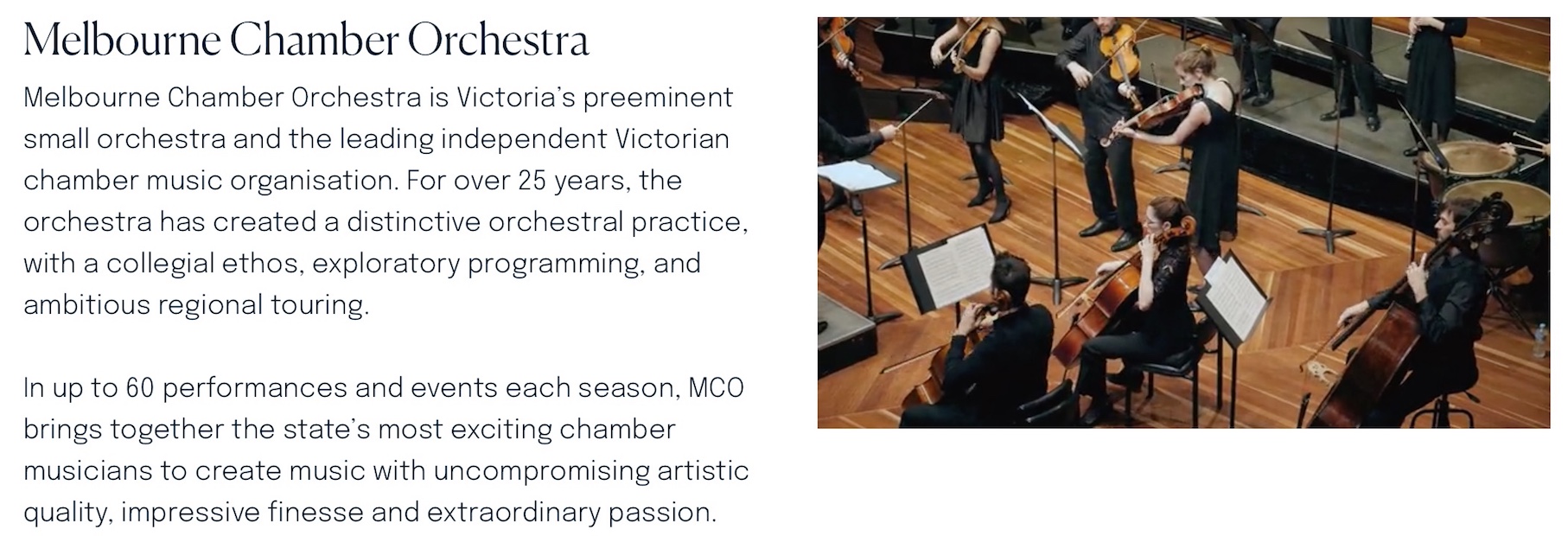 Moving Into Music Monthly | February with The Melbourne Chamber Orchestra …