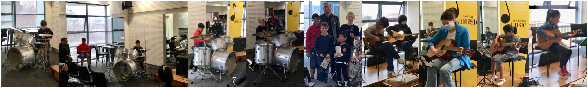 Moving Into Music Mid-Year Concert 2 – Guitars  and Drums